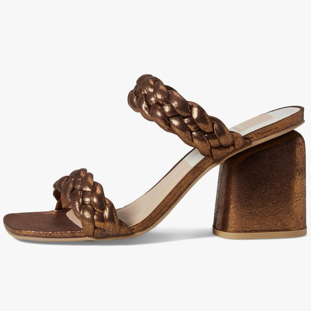 NWT Dolce Vita Women’s Netra‎ Woven Bronze Suede Stella 10M